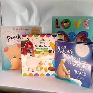 Young Childrens Books 4 Beautiful And Colorful Die Cut Pages Books